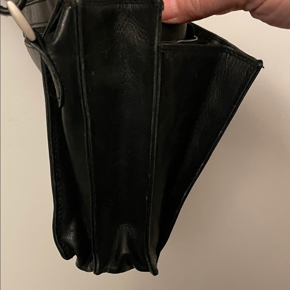 Derek Alexander Black Leather Crossbody Bag - Picture 10 of 10